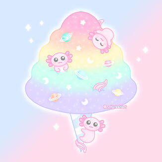 Axolotl Candyfloss Axolotl Candyfloss